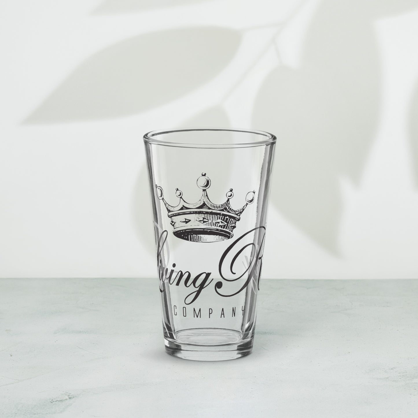 Shaker pint glass