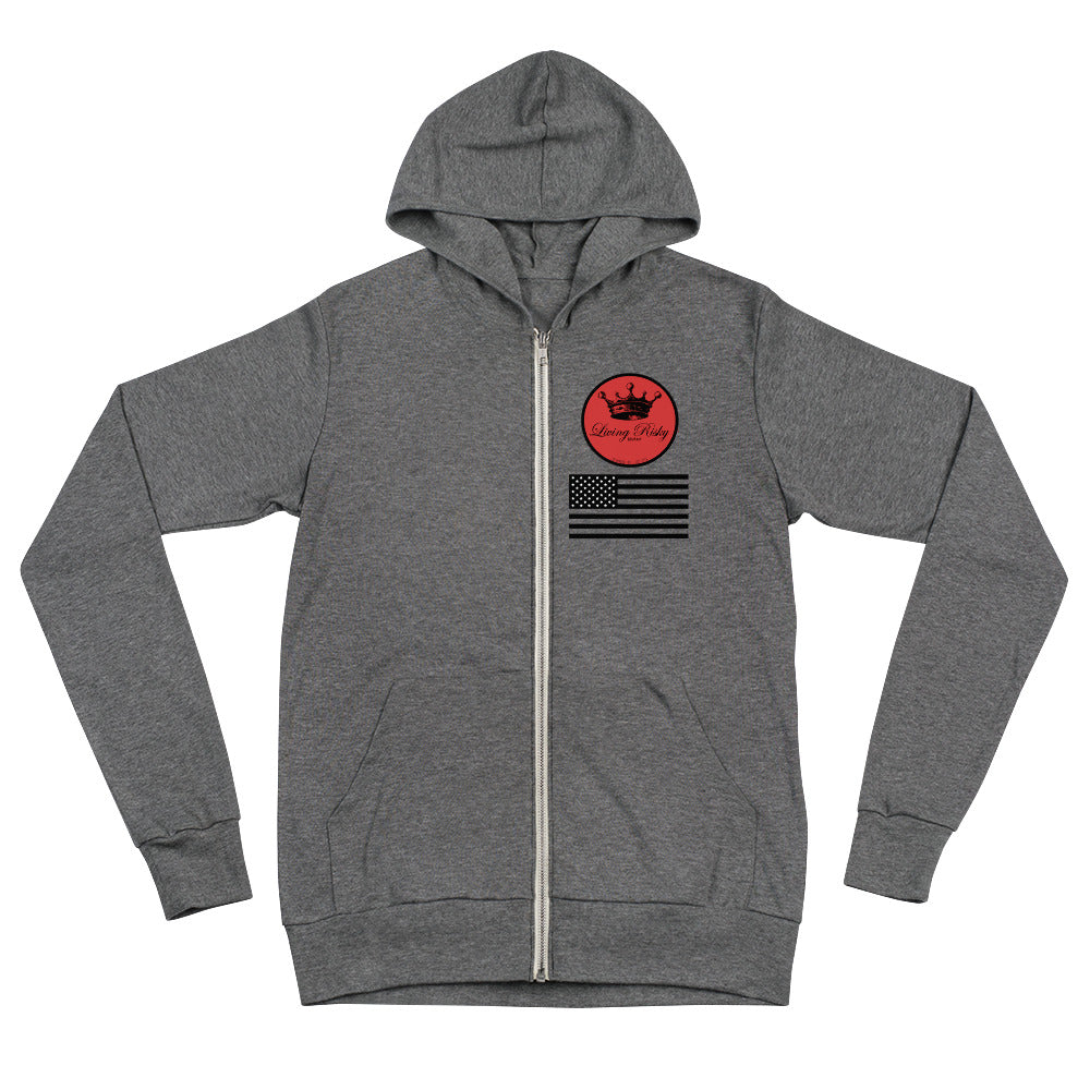 Unisex zip hoodie