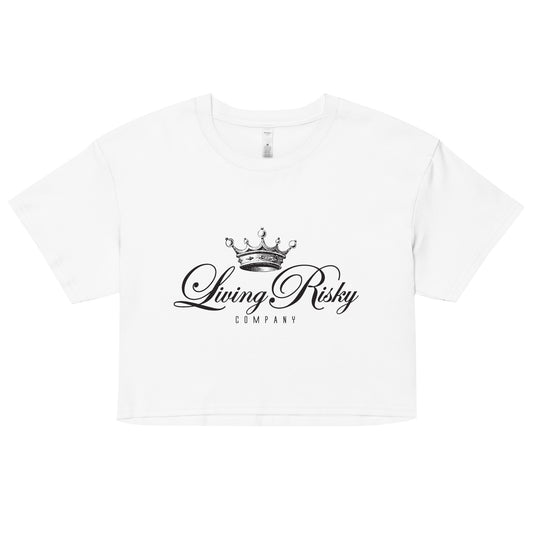 Women’s crop top - Light with Black Script
